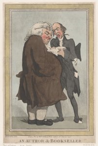 Szerző és könyvkereskedő, 1797. július 14., 1797. július 14. alkotó: Thomas Rowlandson