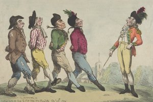 A menetelés korai leckéje, 1794. december 24., 1794. december 24. alkotó: Thomas Rowlandson