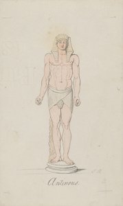 Antinoosz mint Ozirisz alkotó: Thomas Rowlandson