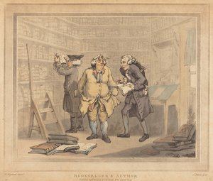 Könyvkereskedő és író alkotó: Thomas Rowlandson