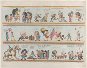 Borders for Rooms & Halls, 10. tábla, 1799. július 10., 1799. július 10. alkotó: Thomas Rowlandson