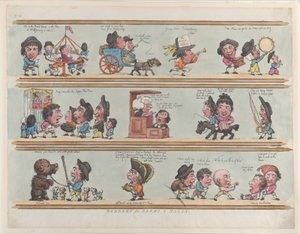 Borders for Rooms & Halls, 8. tábla, 1799. június 20., 1799. június 20. alkotó: Thomas Rowlandson