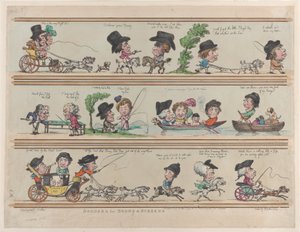 Borders for Rooms & Screens, 7. tábla, 1799. május 10., 1799. május 10. alkotó: Thomas Rowlandson