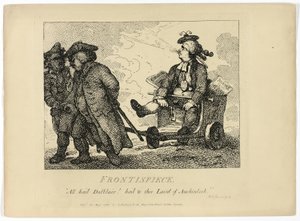 Boswell utazása a Hebridákon: Címlapkép alkotó: Thomas Rowlandson