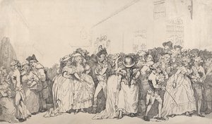 Box Lobby nyugágyak alkotó: Thomas Rowlandson