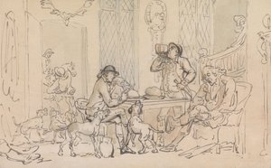 Reggeli a vadászat előtt alkotó: Thomas Rowlandson