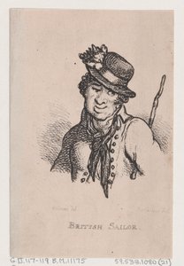 British Sailor, 1808. április, 1808. április. alkotó: Thomas Rowlandson