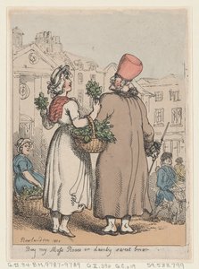 Vásárolja meg a My Moss Roses-t vagy a Dainty Sweet Briar-t, 1811, 1811. alkotó: Thomas Rowlandson