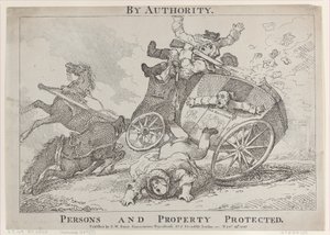 Hatóság által. Védett személyek és vagyon, 1785. november 24., 1785. november 24. alkotó: Thomas Rowlandson
