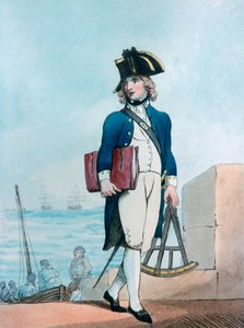 A tengerészgyalogság jelöltje, 1799 alkotó: Thomas Rowlandson