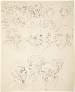 Karikatúrafejek alkotó: Thomas Rowlandson