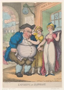 Elefántfogás, 1812. március 1., 1812. március 1. alkotó: Thomas Rowlandson