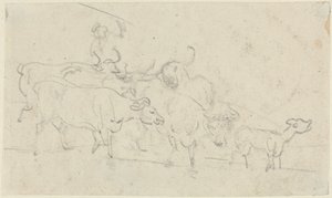 Szarvasmarha alkotó: Thomas Rowlandson