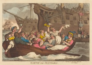 A szarvasmarha nem biztosítható alkotó: Thomas Rowlandson