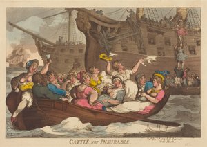 A szarvasmarhák nem biztosíthatók alkotó: Thomas Rowlandson