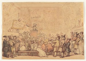 A Christie’s aukciós terme, Pall Mall alkotó: Thomas Rowlandson