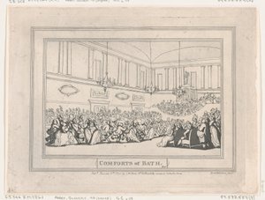 Fürdő kényelmei, 10. tábla, 1798. január 6., 1798. január 6. alkotó: Thomas Rowlandson
