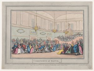 Fürdő kényelmei, 10. tábla, 1798. január 6., 1798. január 6. alkotó: Thomas Rowlandson