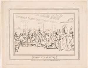 Bath kényelmei, 11. táblakép alkotó: Thomas Rowlandson
