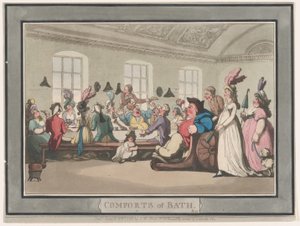 Fürdő kényelmei, 11. tábla, 1798. január 6., 1798. január 6. alkotó: Thomas Rowlandson