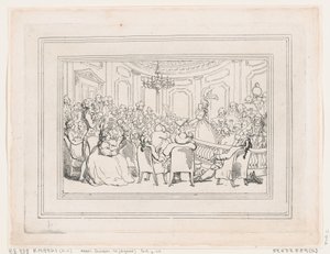 Bath kényelmei, 2. táblakép alkotó: Thomas Rowlandson