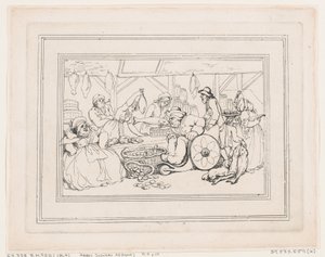 A fürdő kényelmei, 4. táblakép alkotó: Thomas Rowlandson