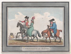 Fürdő kényelmei, 5. tábla, 1798. január 6., 1798. január 6. alkotó: Thomas Rowlandson