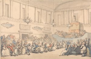 Bath kényelmei: A bál alkotó: Thomas Rowlandson