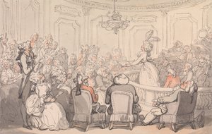 A fürdő kényelmei: A koncert alkotó: Thomas Rowlandson