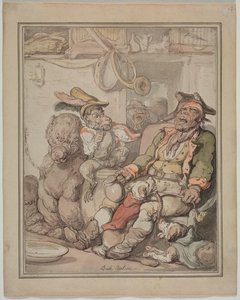 Összehasonlító anatómiai tanulmány, c. 1810-1820. alkotó: Thomas Rowlandson