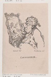 Hozzáértő, 1808. április., 1808. április. alkotó: Thomas Rowlandson