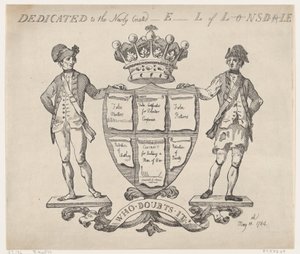 Az 1784. május 11., 1784. május 11. L-nsd-le Újonnan Létrehozott E-l-jének szentelve. alkotó: Thomas Rowlandson