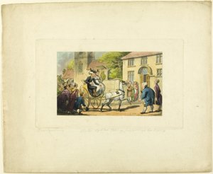 Doctor Syntax Taking Possessessing of his Living, The Tour of Doctor Syntax alkotó: Thomas Rowlandson