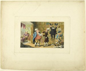 Doctor Syntax and the Book Sell, The Tour of Doctor Syntax alkotó: Thomas Rowlandson
