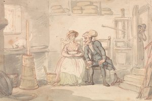 Dr. Syntax és a Tejszolgáló alkotó: Thomas Rowlandson