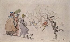 Dr. Szintaxis korcsolyázás alkotó: Thomas Rowlandson