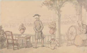Dr. Syntax monológja alkotó: Thomas Rowlandson