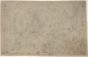 Dr. Syntax és a nyugdíjas rókavadászok alkotó: Thomas Rowlandson