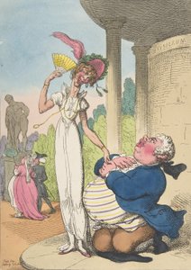 Dropsy udvarló fogyasztás, 1810. október 25., 1810. október 25. alkotó: Thomas Rowlandson