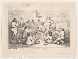 Holland Akadémia, 1792. március, 1792. március. alkotó: Thomas Rowlandson