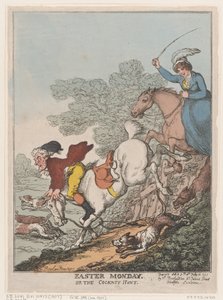 Húsvét hétfő, avagy The Cockney Hunt, 1807. július 14., 1807. július 14. alkotó: Thomas Rowlandson