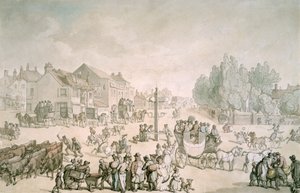 Elefánt és kastély, Southwark, London, c1805-c1820 alkotó: Thomas Rowlandson