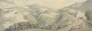 Bejárat a walesi Festiniogba alkotó: Thomas Rowlandson