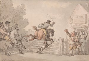 Az útdíj megkerülése alkotó: Thomas Rowlandson