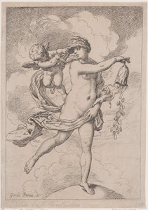 Erszényes Fortuna, 1795-99., 1795-99. alkotó: Thomas Rowlandson