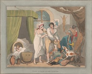 Róka-vadászat [kettős]: 1. Négy óra vidéken alkotó: Thomas Rowlandson