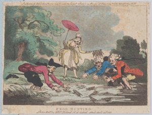 Békavadászat, 1790. április 20., 1790. április 20. alkotó: Thomas Rowlandson