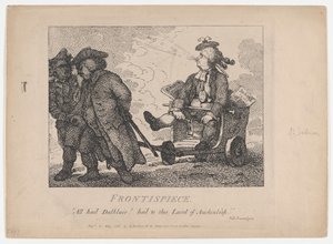 Frontispiece Picturesque Beauties of Boswell, Első rész, 1786. május 15., 1786. május 15. alkotó: Thomas Rowlandson