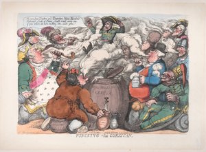 Funcking the Corsica, 1813. december 6., 1813. december 6. alkotó: Thomas Rowlandson