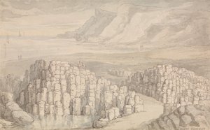 Giant’s Causeway, Antrim, Írország. alkotó: Thomas Rowlandson